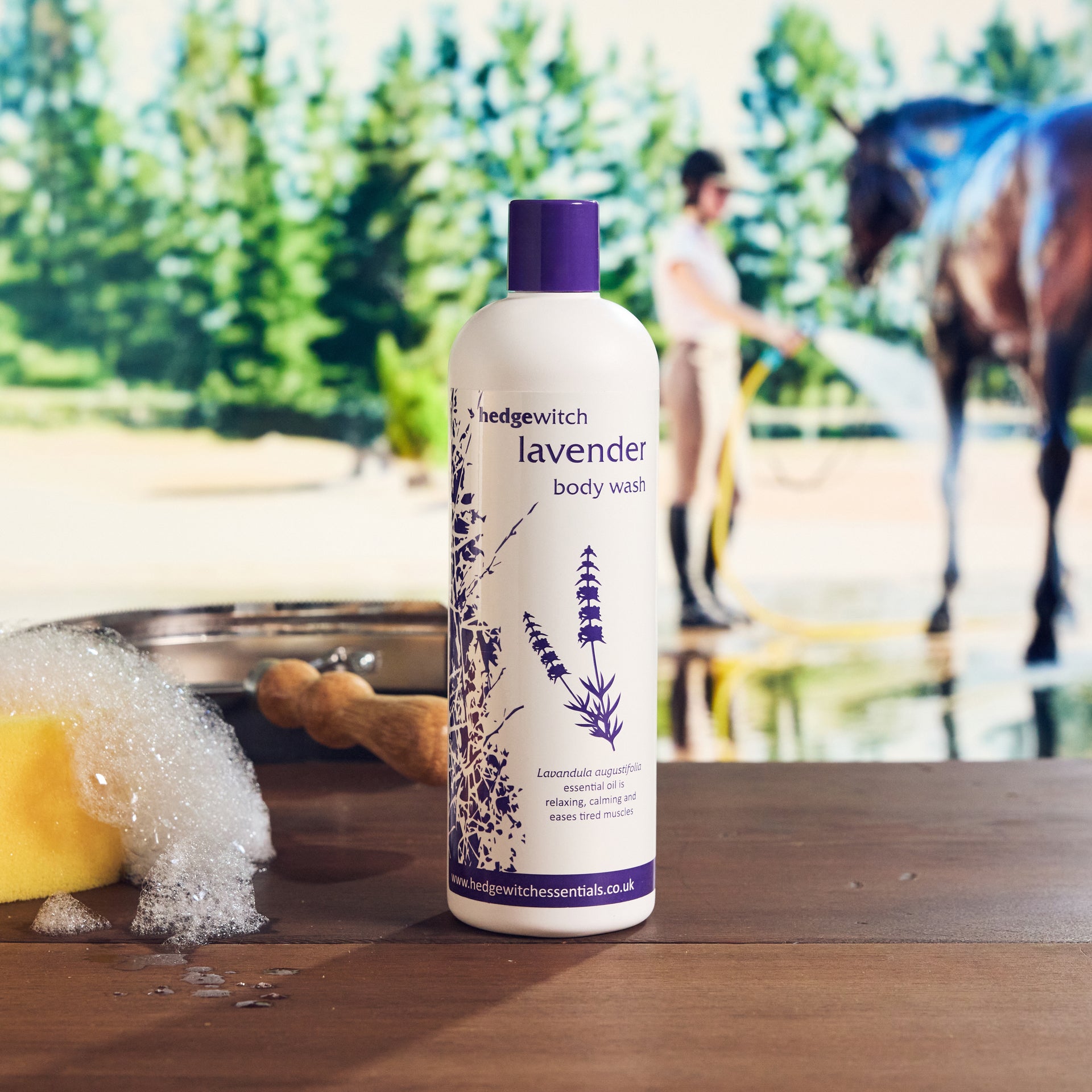 natural lavender body wash, 500ml