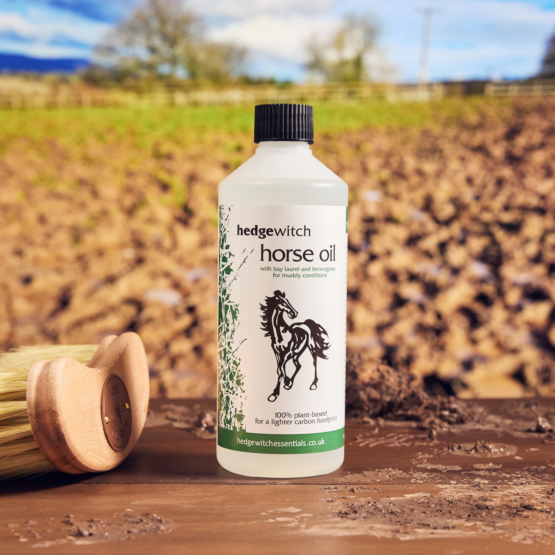 horse oil with bay laurel and lemongrass, 500ml